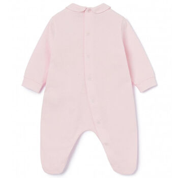 Baby Girls Pink Flower Babygrow
