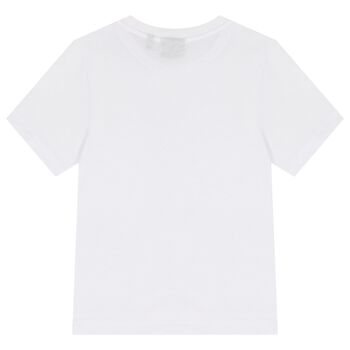 Boys White Logo T-Shirt