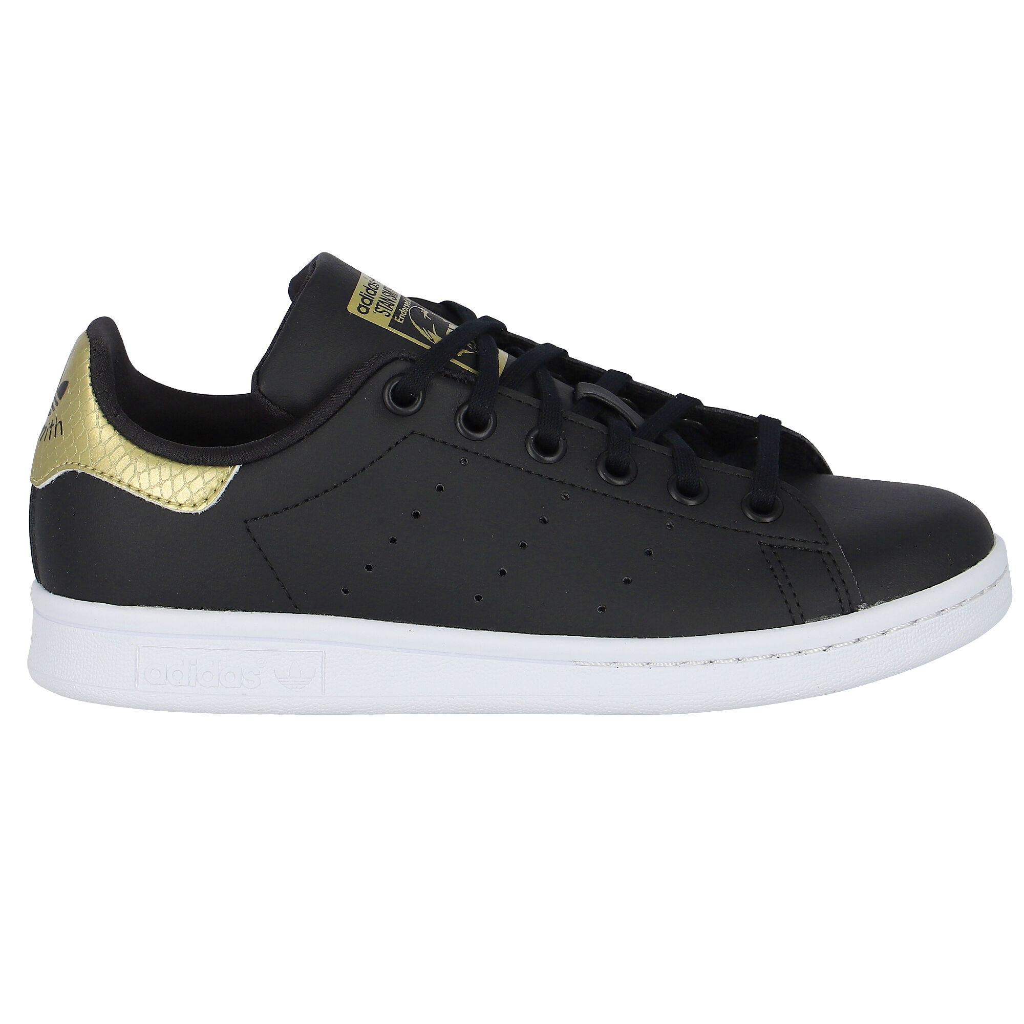 Adidas stan smith kids Black hot sale