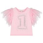 Girls Pink 1st Birthday T-Shirt, 11, hi-res
