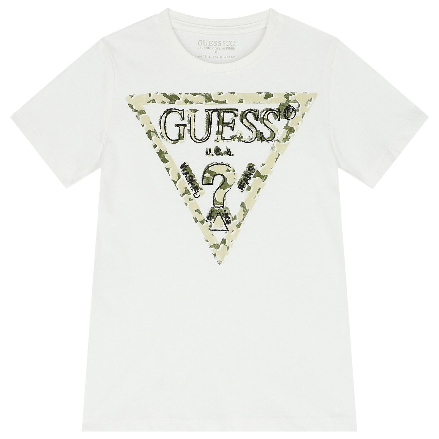 Boys White Logo T-Shirt, 1, hi-res image number null