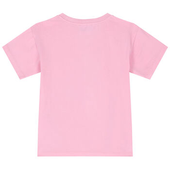 Pink Teddy Bear Logo T-Shirt