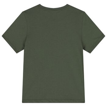 Boys Green Logo T-Shirt
