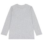 Boys Grey Squirrel Long Sleeve Top, 1, hi-res