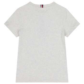 Boys Grey Logo T-Shirt