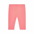 Girls Pink Logo Leggings, 1, hi-res