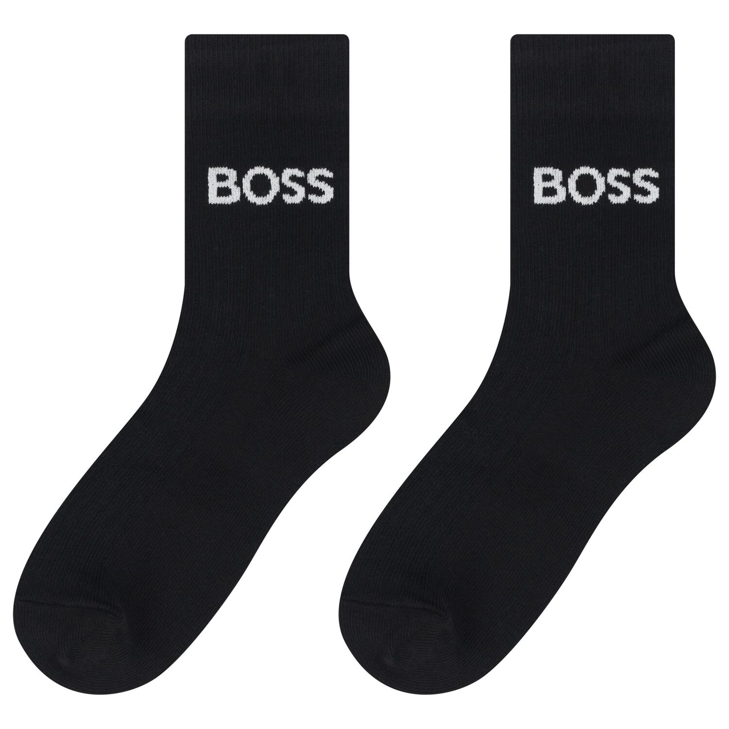 Black Logo Socks ( 5-Pack ), 1, hi-res