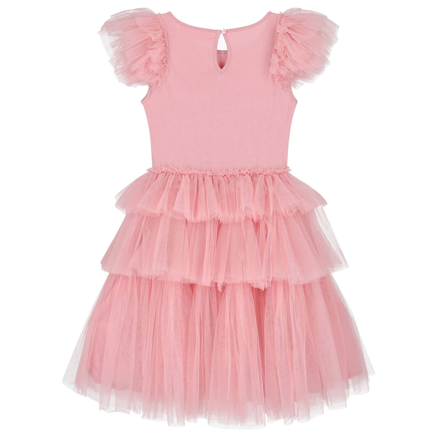 Girls Pink Embellished Tutu Dress, 1, hi-res