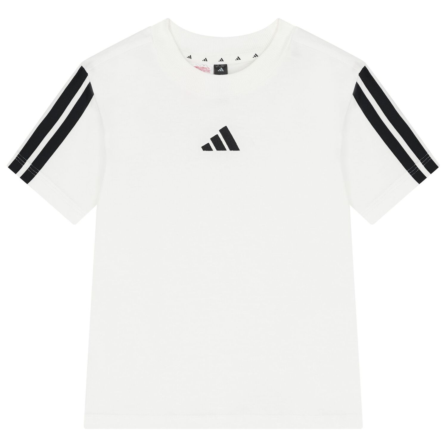 White & Black Logo Shorts Set, 1, hi-res