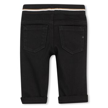 Younger Boys Black Denim Jeans