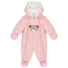 بدلة ثلج بنات باللون الوردى, 1, hi-res