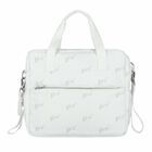 White & Grey Logo Baby Changing Bag, 3, hi-res