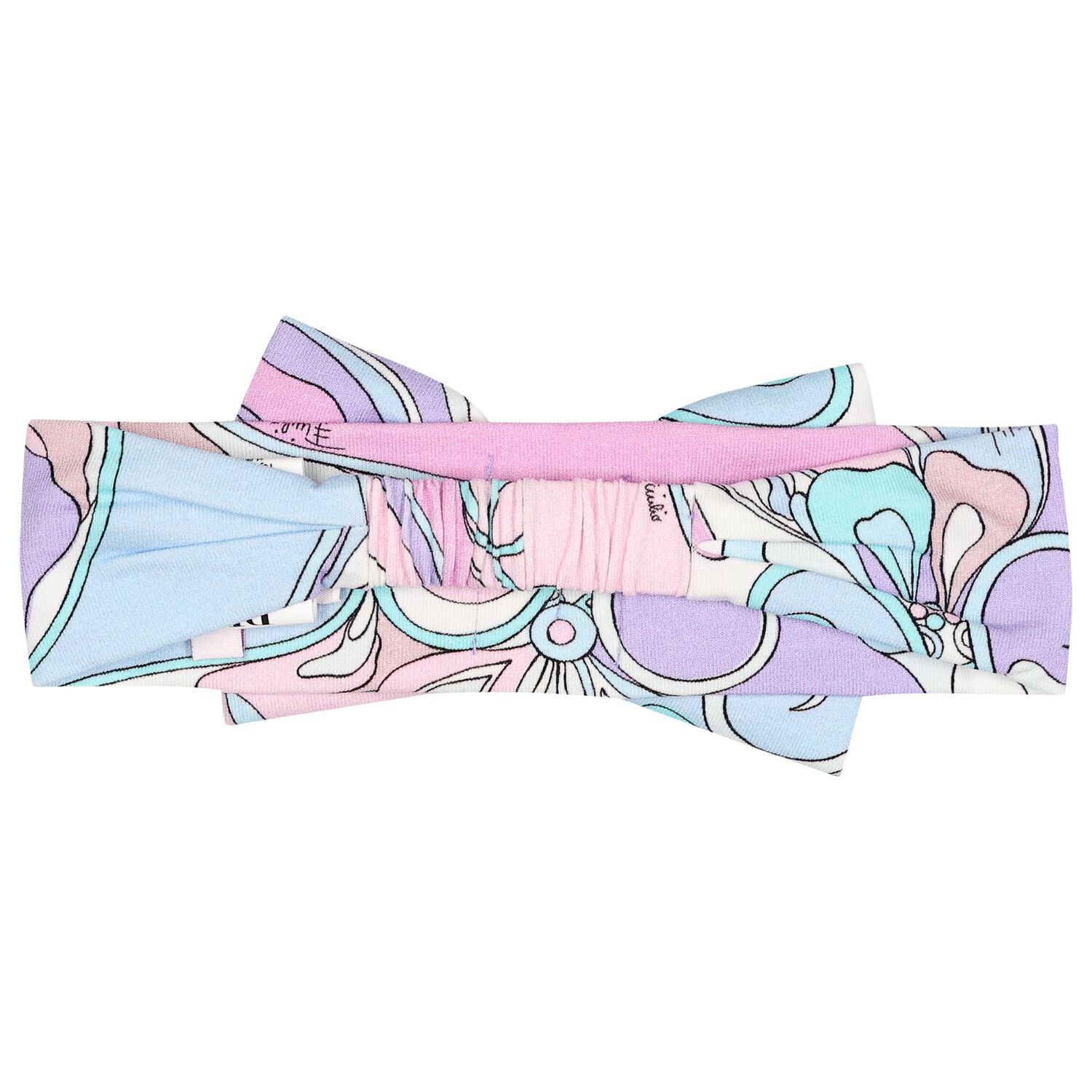 Baby Girls Lilac, Pink & Blue Orchidee Bow Headband, 1, hi-res