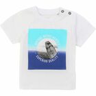 Younger Boys White T-Shirt, 1, hi-res