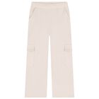 Girls Beige Trousers, 1, hi-res