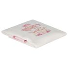 Baby Girls White & Pink Carousel Blanket, 1, hi-res