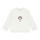 Baby Boys Beige & White Sheep Tracksuit ( 3 Piece ), 2, hi-res