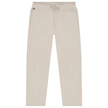 Boys Beige Chino Trousers