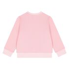 Younger Girls Pink Bird Logo Sweatshirt, 1, hi-res
