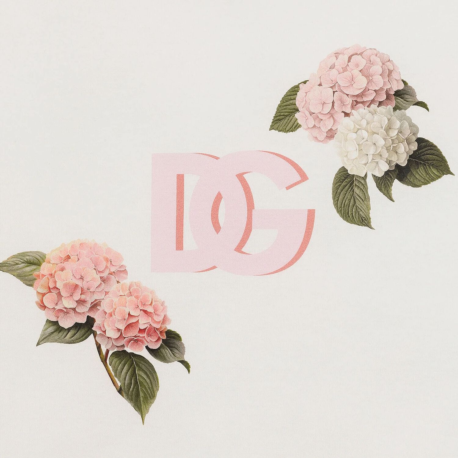 Baby Girls Pink & Ivory Logo Floral Blanket, 1, hi-res