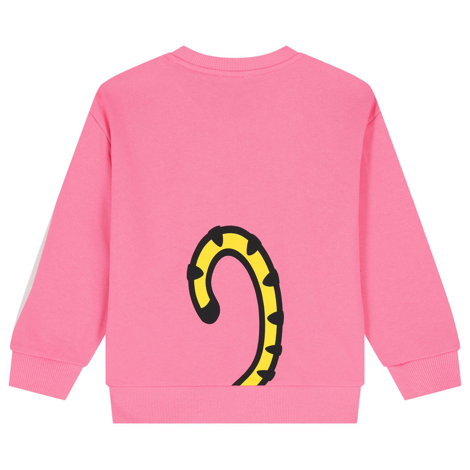 Girls Pink Tiger Logo Sweatshirt, 1, hi-res