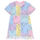 Girls Multi-Coloured Paisley Dress, 1, hi-res