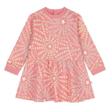 Younger Girls Pink Star Dress