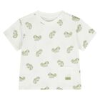 Younger Boys Green & White T-Shirts ( 2-Pack ), 2, hi-res