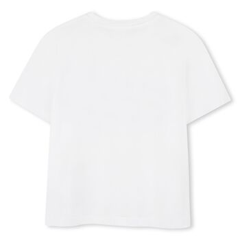 Girls White Logo T-Shirt