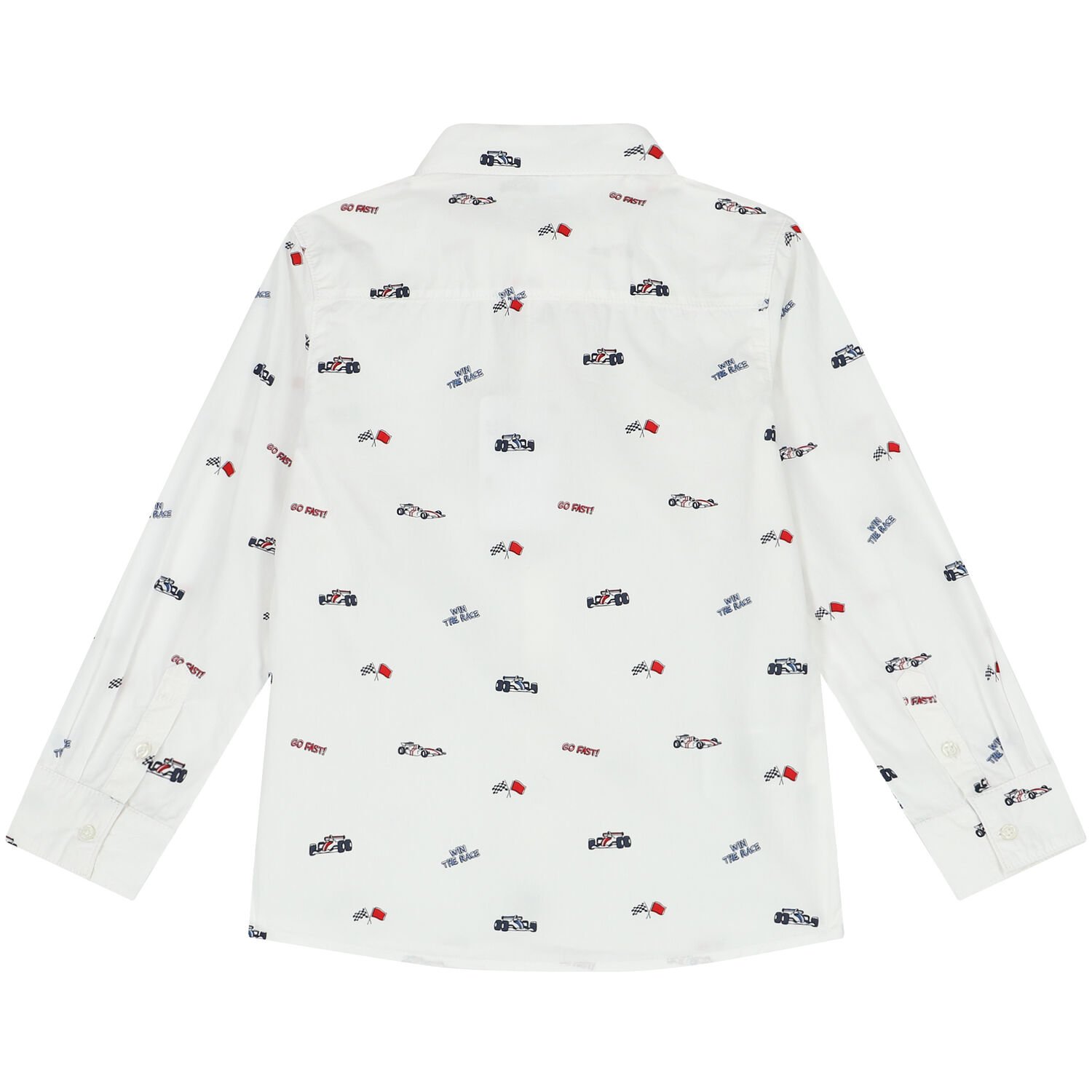 قميص أولاد باللون الأبيض , 1, hi-res