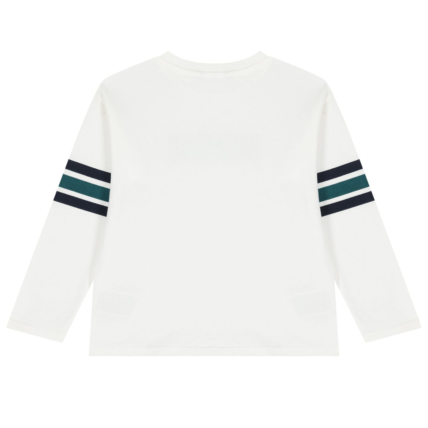 Boys White, Green & Navy Blue Tracksuit Set ( 3 Piece ), 1, hi-res