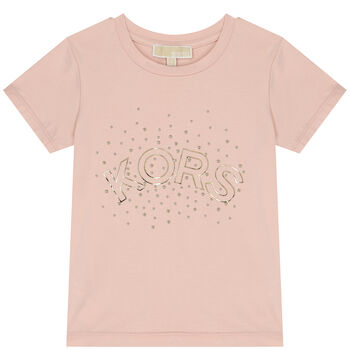 Girls Pink Logo T-Shirt