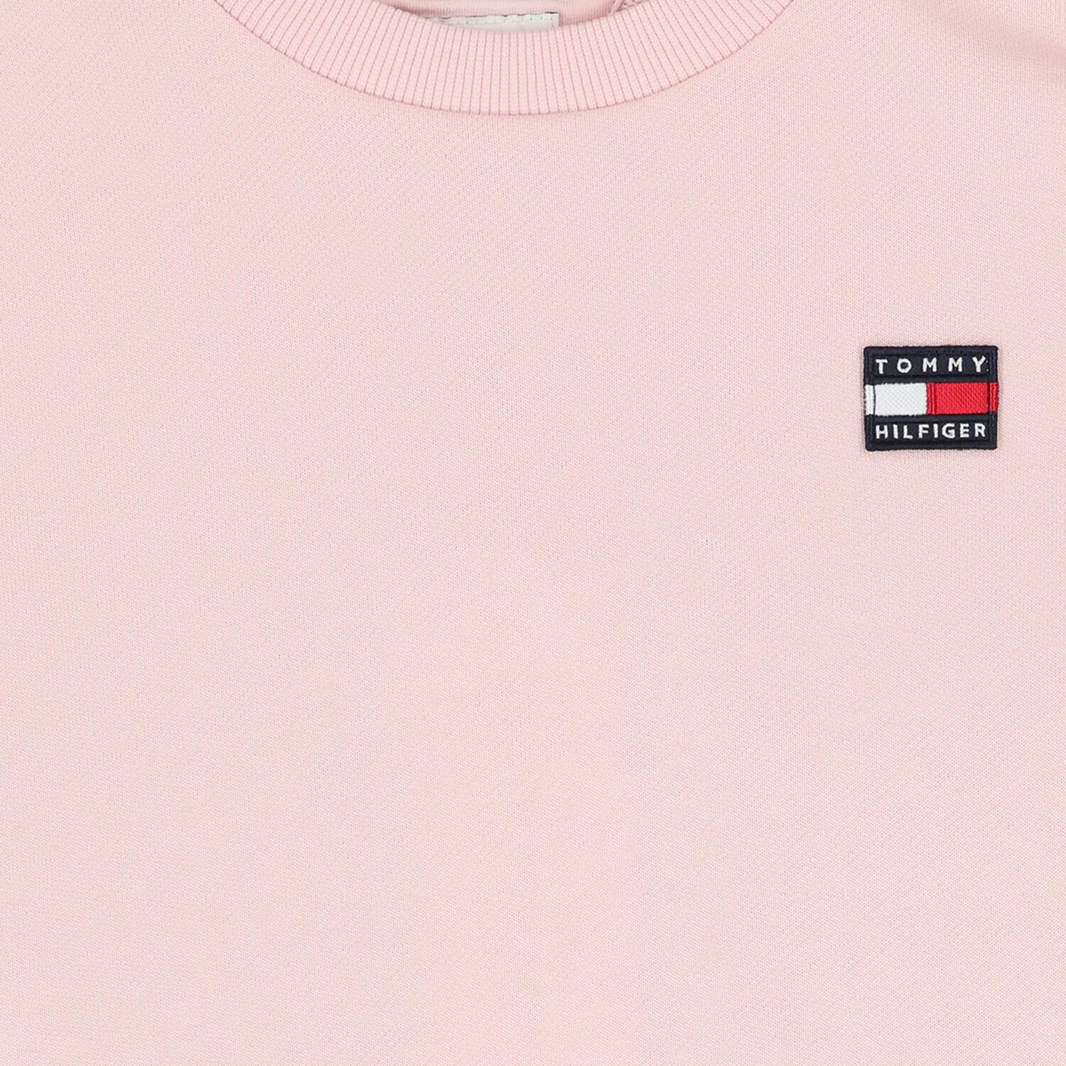 Girls Pink Logo Sweatshirt, 1, hi-res