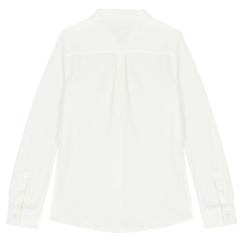 Boys White Logo Shirt