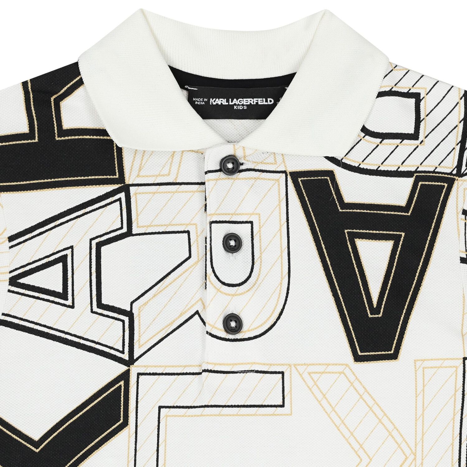 Boys White Logo Polo Shirt, 1, hi-res image number null