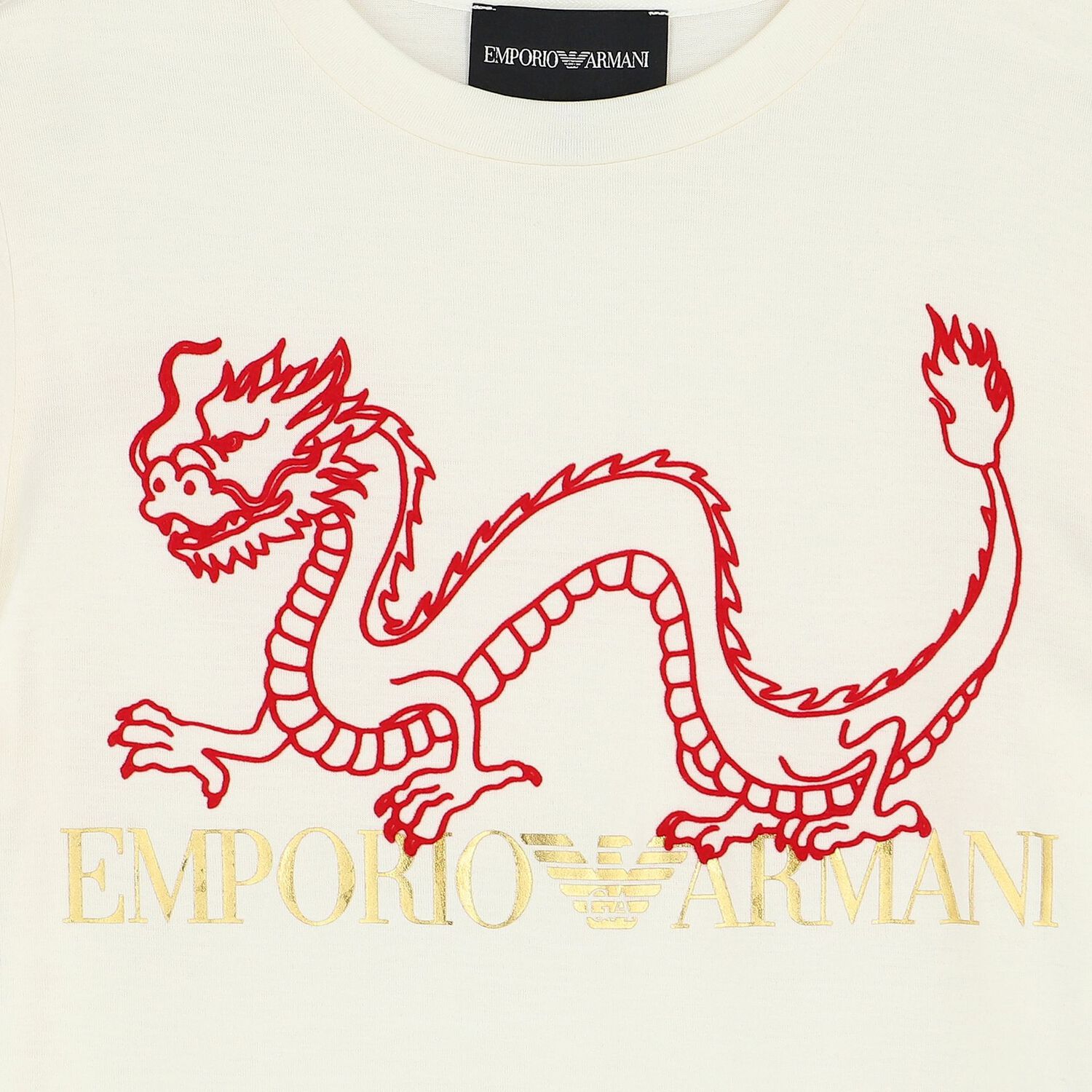 Boys Ivory Logo T-Shirt, 1, hi-res image number null