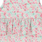 Baby Girls Pink & Green Floral Bodysuit Set, 2, hi-res