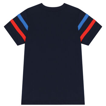 Boys Navy Blue Sports Car T-Shirt
