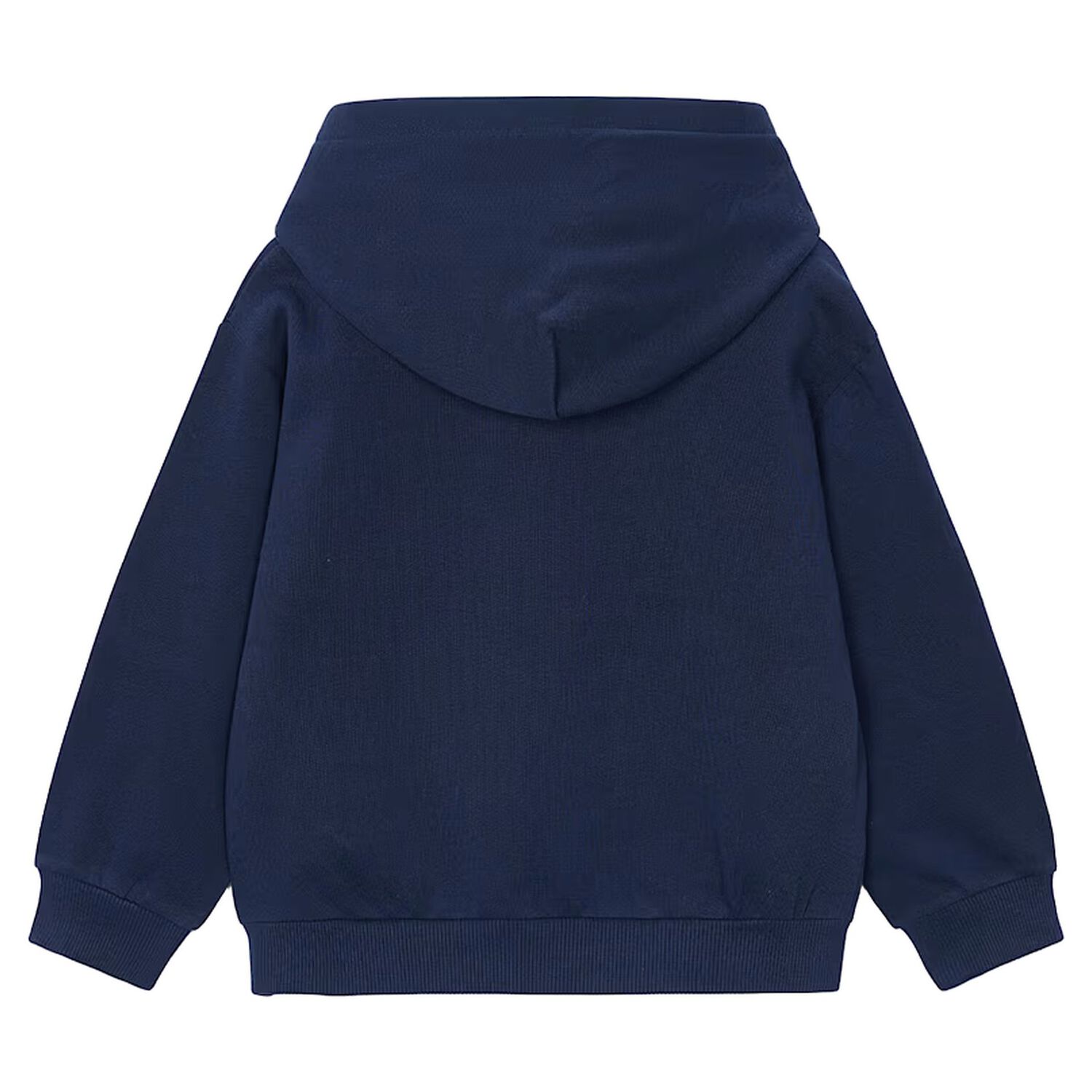 Boys Navy Blue Hooded Top, 1, hi-res