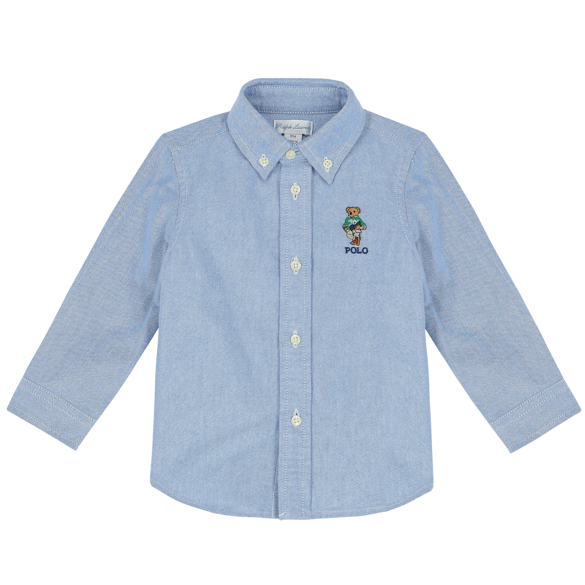 Ralph Lauren Younger Boys Blue Bear Shirt Junior Couture