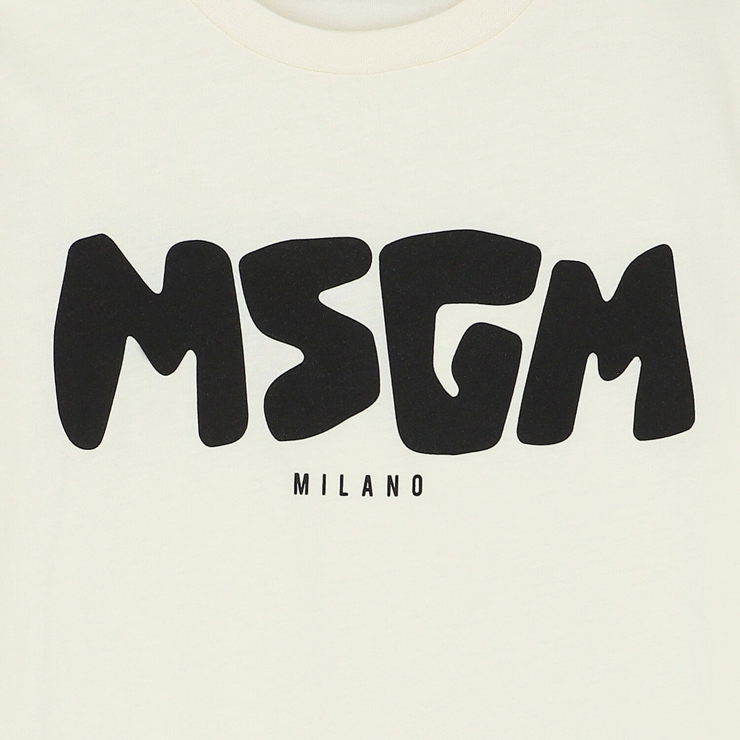 تيشيرت بالشعار باللون العاجى للاولاد, 1, hi-res