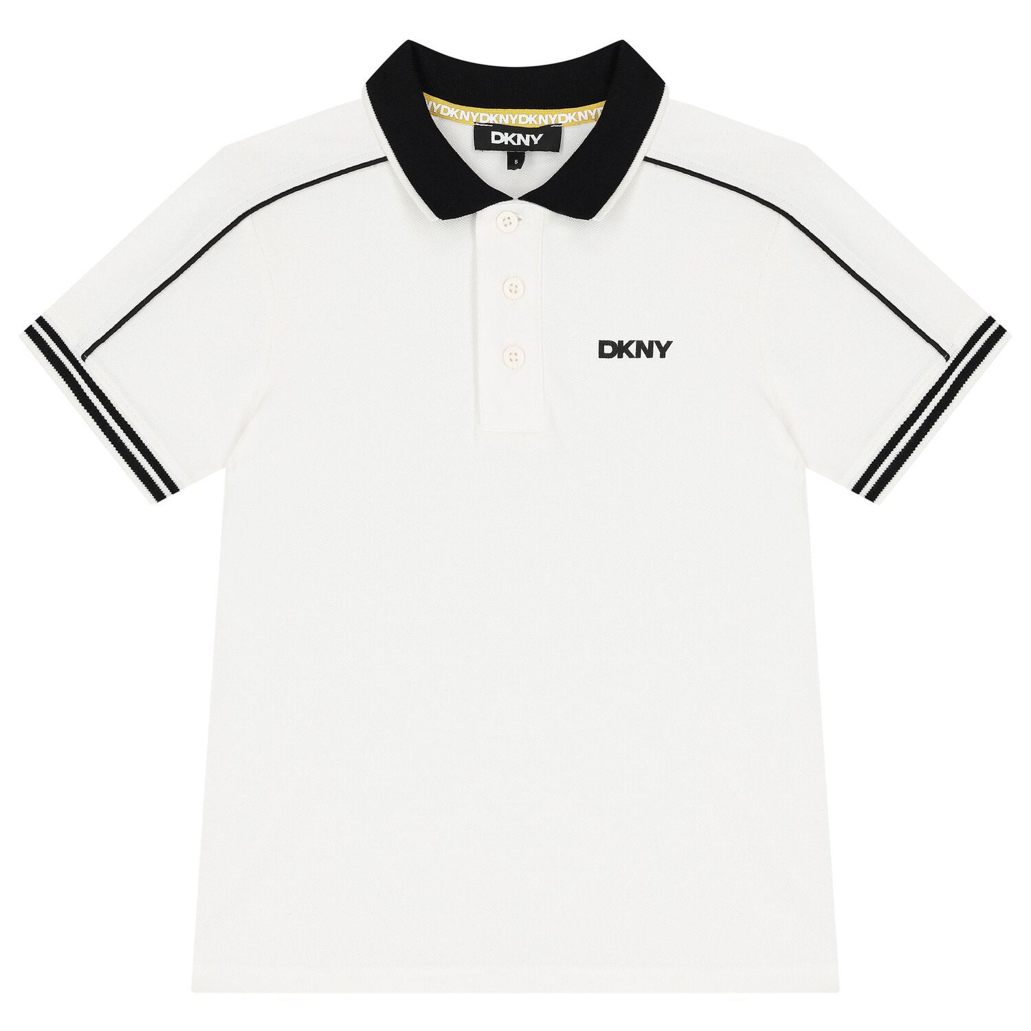 Boys White & Black Logo Shorts Set, 1, hi-res