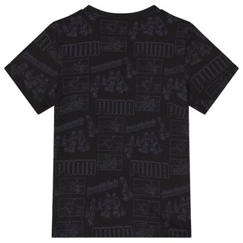 Boys Black Logo T-Shirt