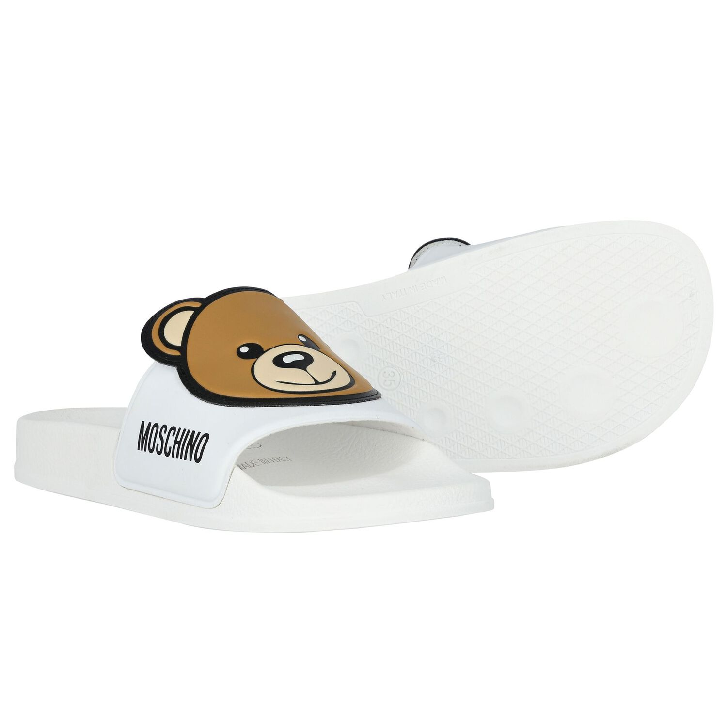 White Teddy Bear Logo Sliders, 1, hi-res image number null