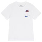 Boys White Logo T-Shirt, 1, hi-res