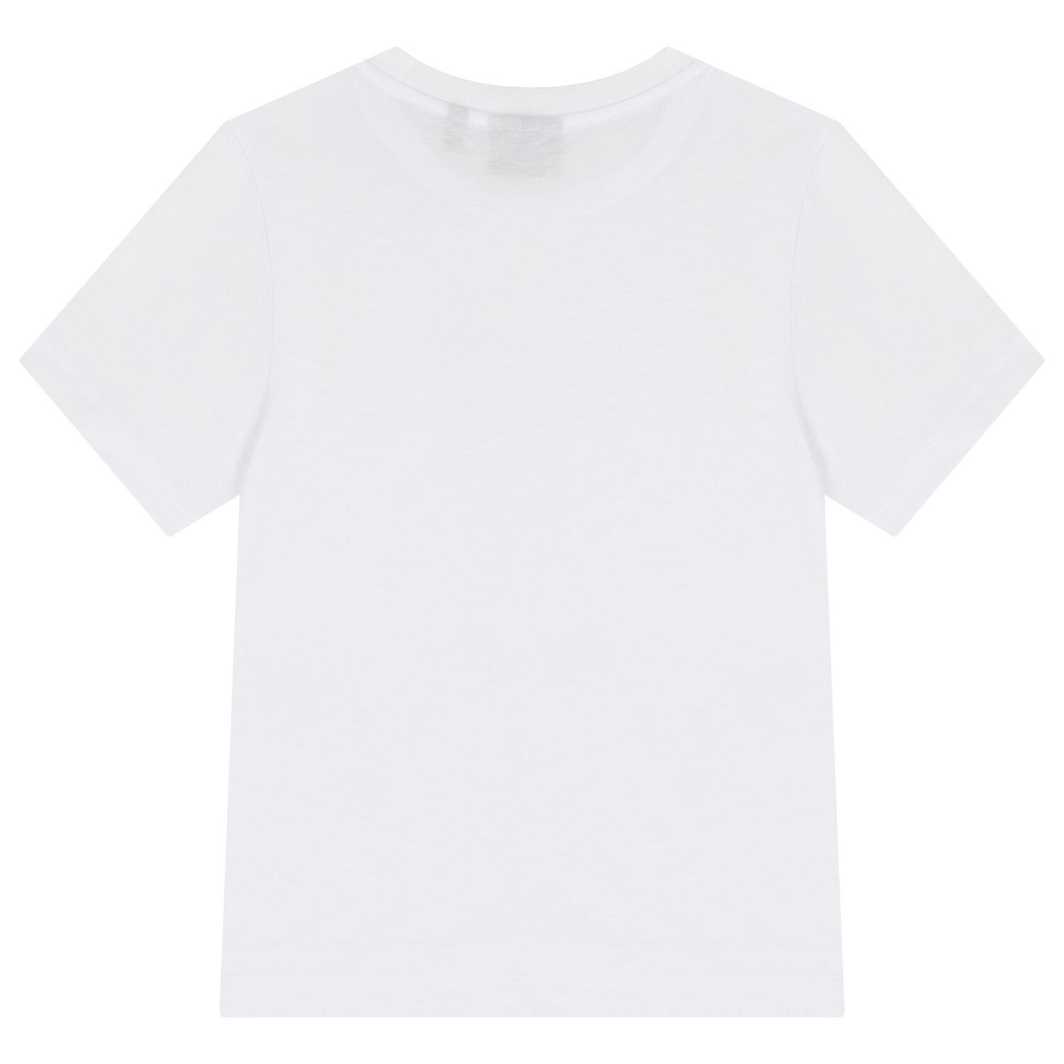 Boys White Logo T-Shirt, 6, hi-res