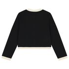 Girls Black & Beige Trousers Set, 1, hi-res