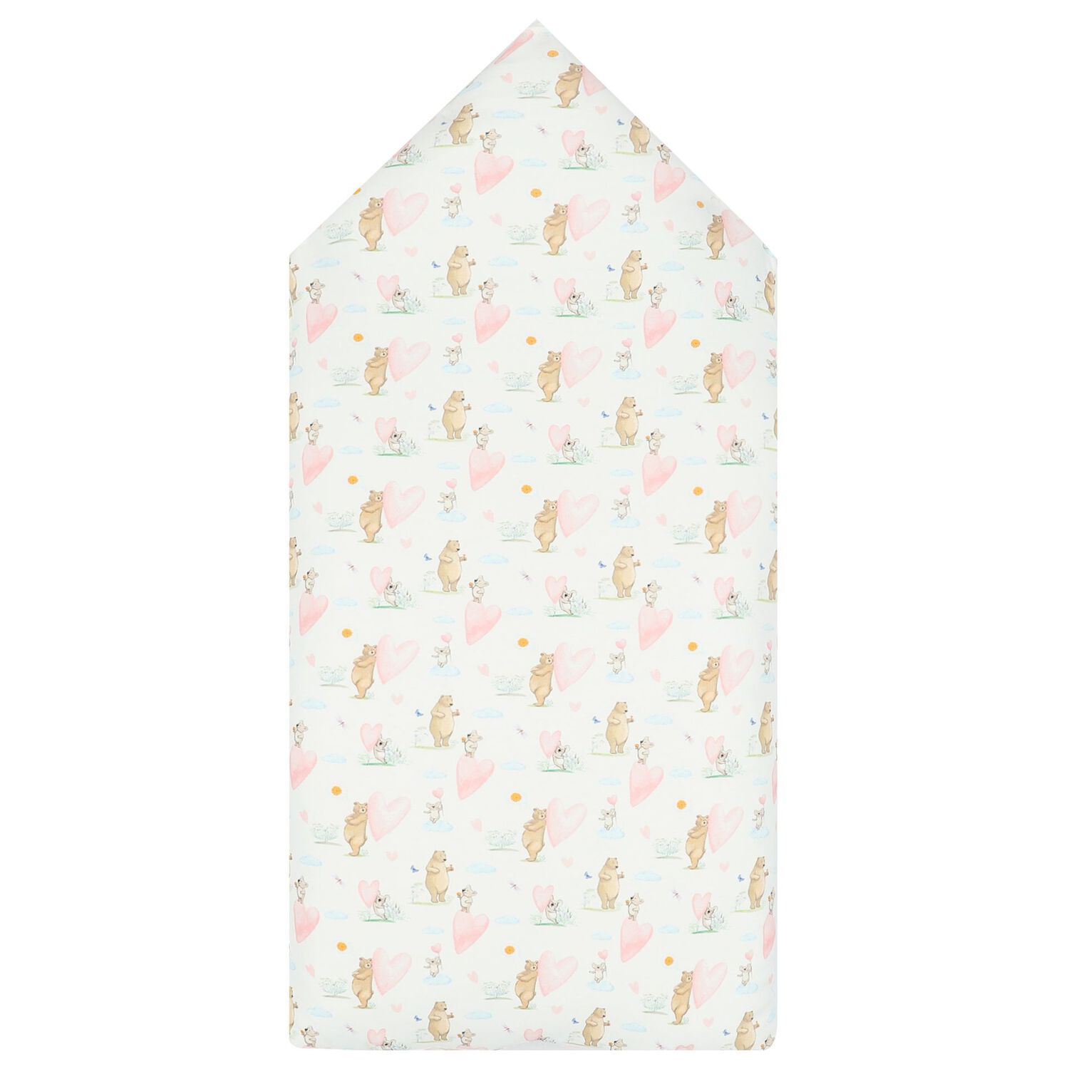 Baby Girls White Hearts Nest, 1, hi-res image number null