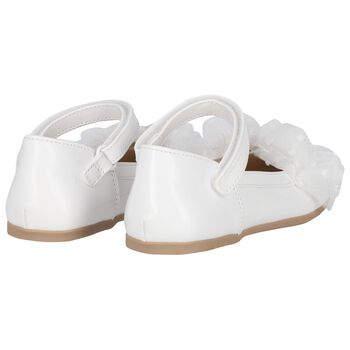 Girls White Patent Shoes