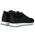 Boys Black Logo Trainers, 1, hi-res